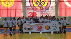 Кыргызско-Турецком университете Манас прошли соревнования по волейболу